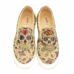 Goby Shoes - Sugar Skull Day of the Dead Shoes